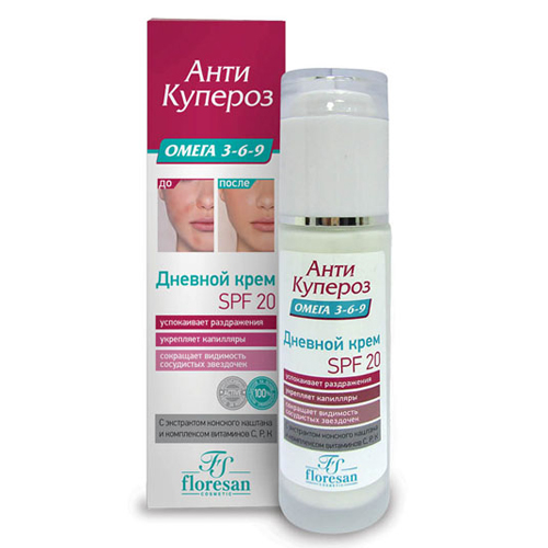Dnevna krema za lice Anti kuperoz SPF-20, formula 180 Dnevna krema za lice Anti kuperoz SPF-20, formula 180